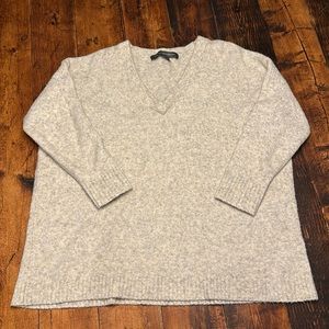 French Connection Oversized Dreamy Soft Knit Cotton Blend Sweater size small